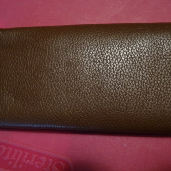 Baggallini brown large leather wallet/wristlet-NWT - Picture 3 of 4